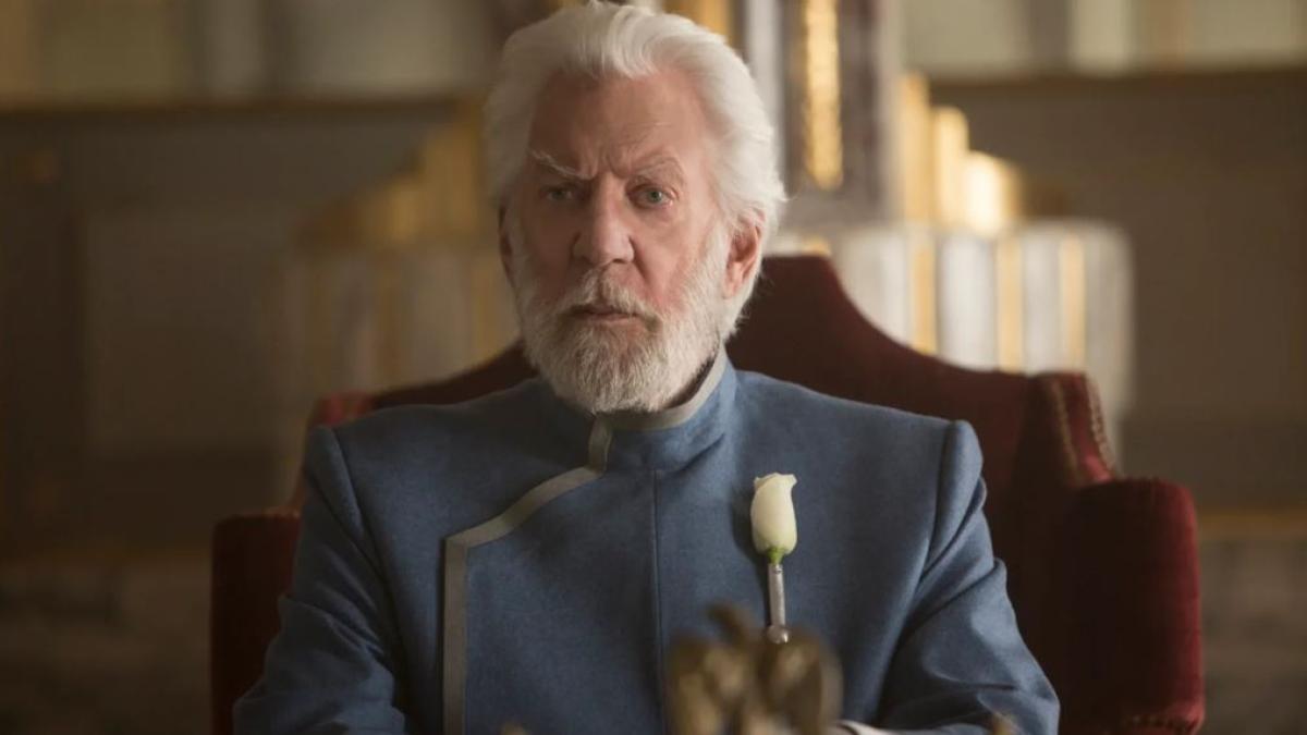 Muere Donald Sutherland, actor que dio vida a Coriolanus Snow en 'Los juegos del hambre'