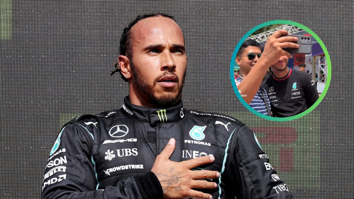 F1: ¿Quién es el doble de Lewis Hamilton que le está robando los reflectores en el GP de España?