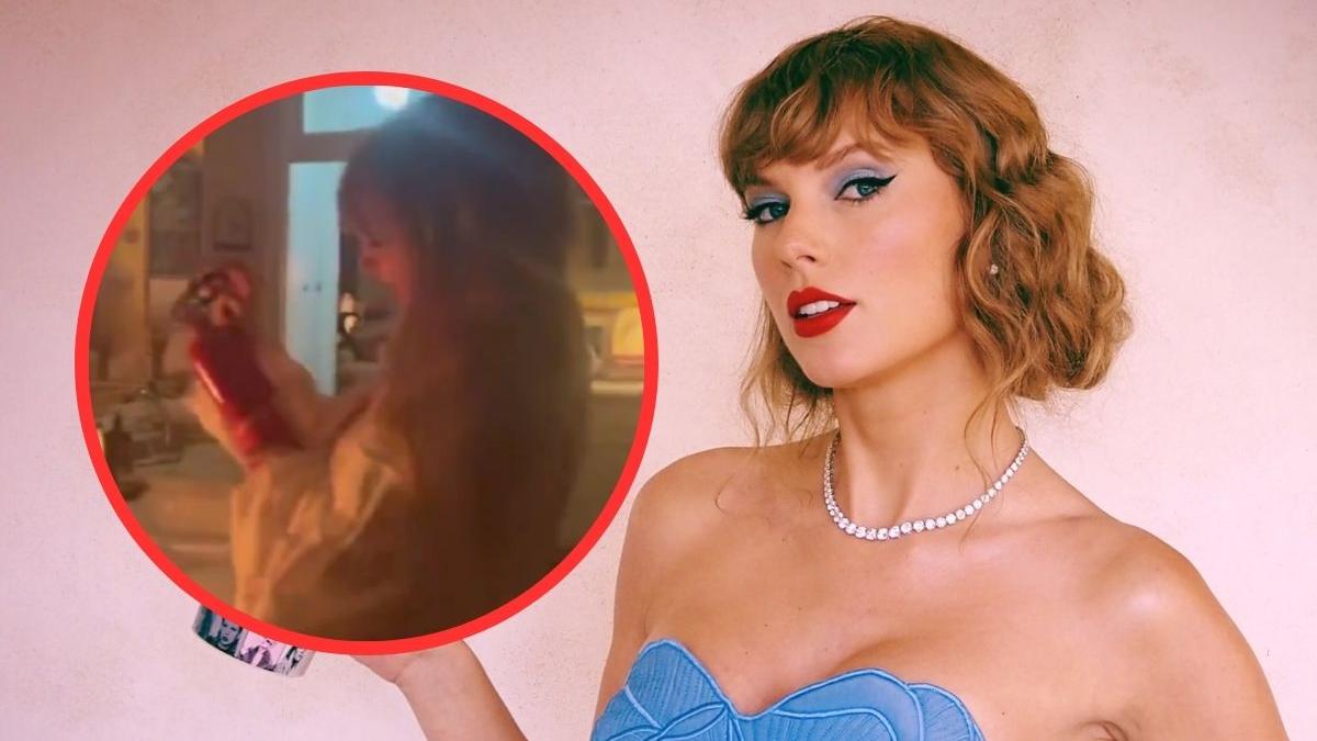 VIDEO | Taylor Swift apaga un incendio en la cocina de su departamento y enciende las redes