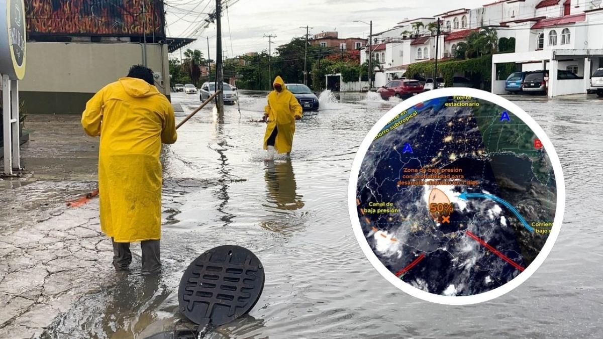 Clima HOY 22 de junio: Advierten fuertes lluvias en 2 estados y posible formación de ciclones | MAPA