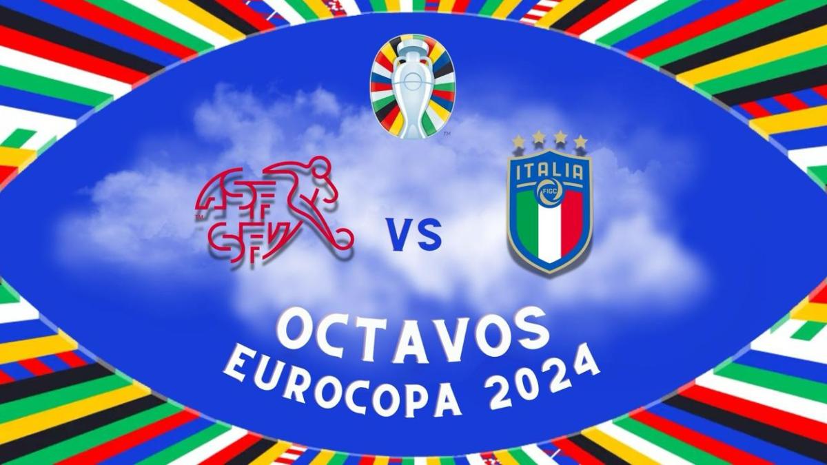Suiza vs Italia | ¿Dónde y a qué hora VER el partido de octavos de final de la Eurocopa 2024 EN VIVO y GRATIS?