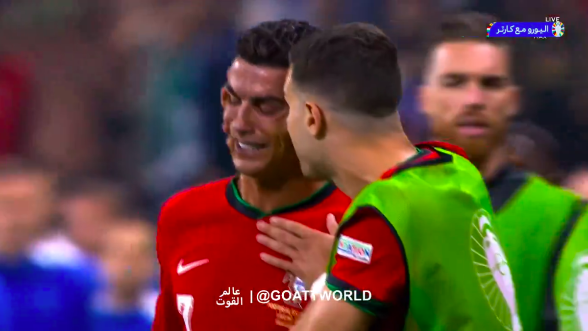 Portugal vs Eslovenia | Cristiano Ronaldo llora inconsolablemente tras fallar un penalti en la Euro 2024 (VIDEO)