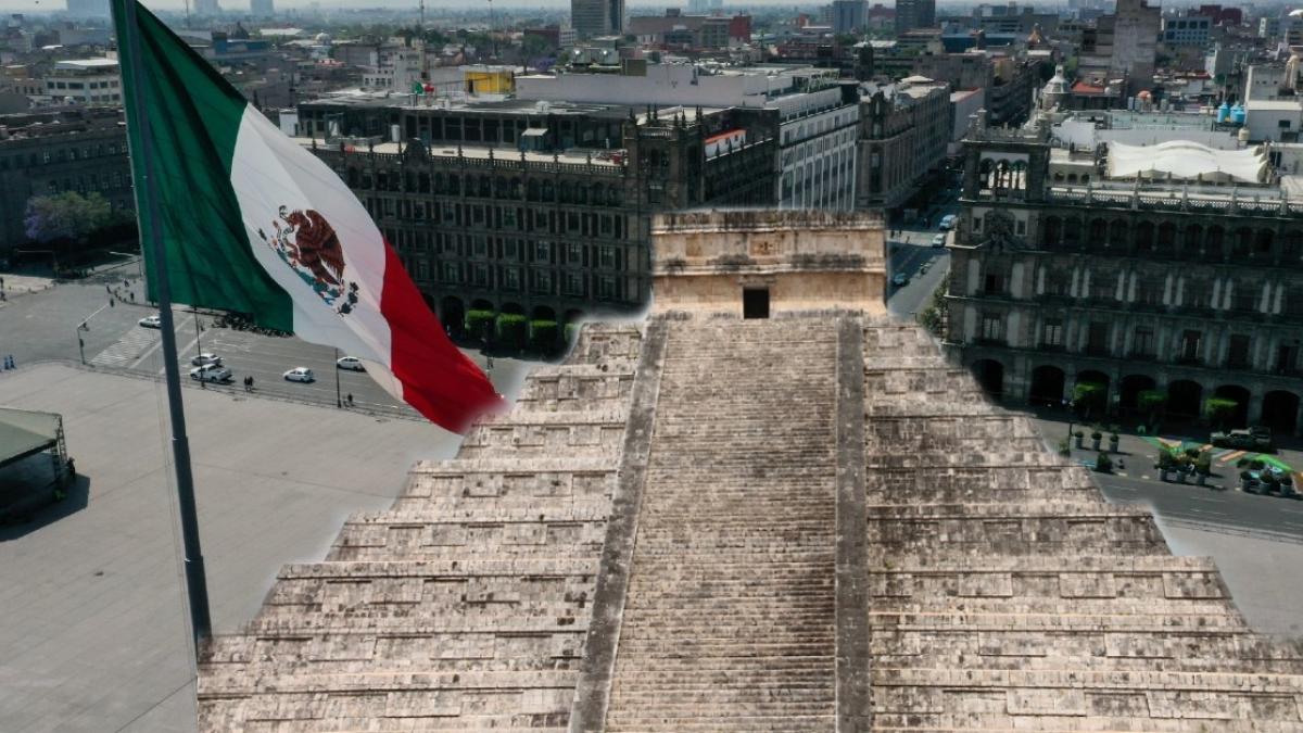 El Zócalo va a tener espectáculo de luces con una pirámide de 15 metros