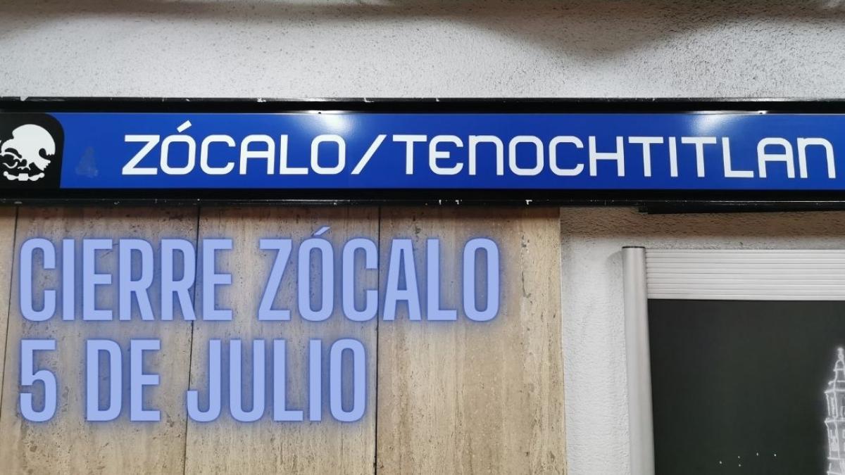 Metro CDMX: Cierra nuevamente estación Zócalo-Tenochtitlán hasta nuevo aviso