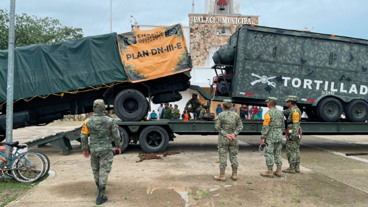 Activa Sedena 8 mil soldados para auxiliar a la población tras huracán