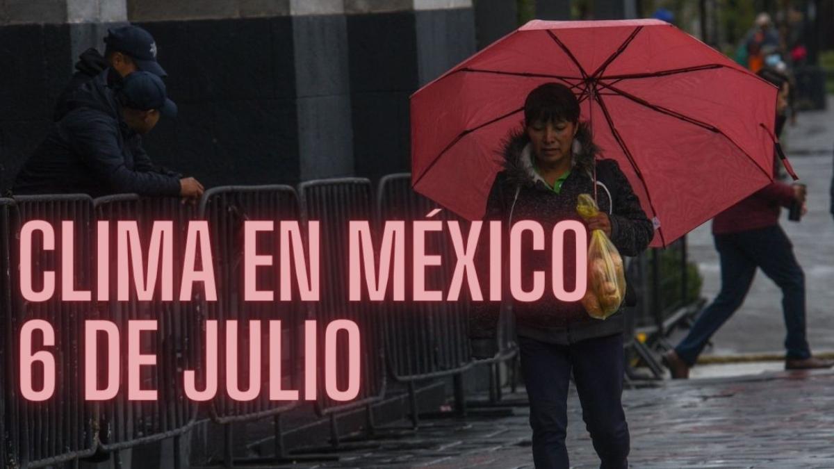 Clima en México HOY 6 de julio: Beryl se aleja de Yucatán, pero seguirán fuertes lluvias en 6 estados