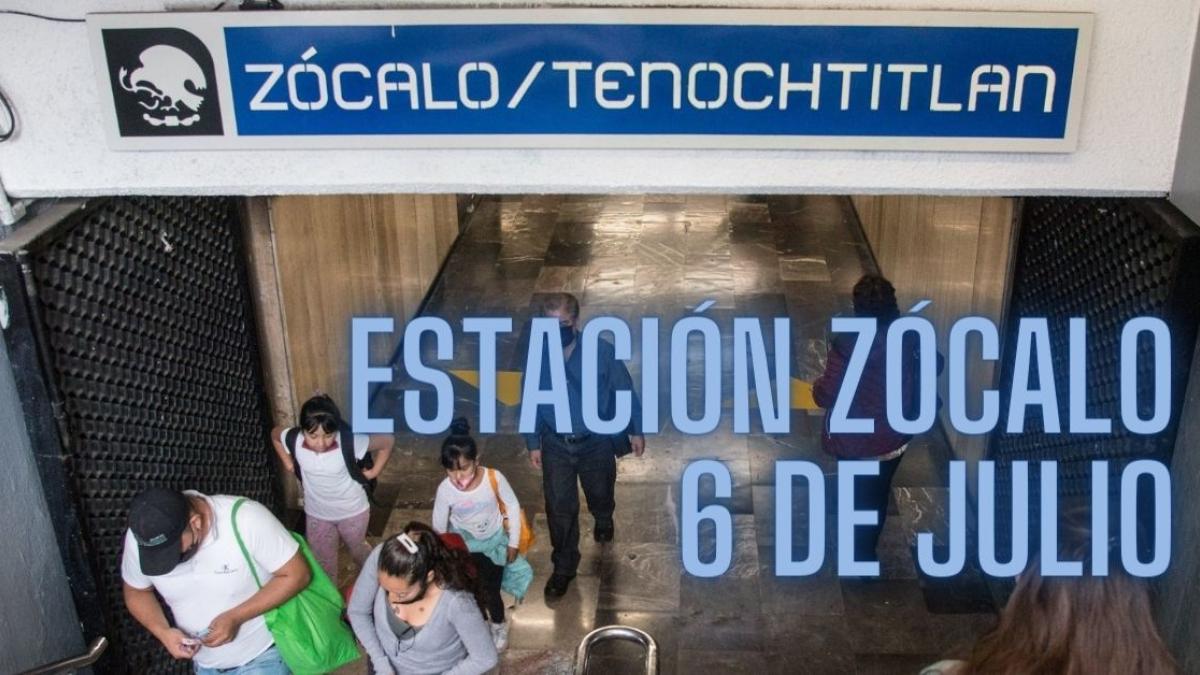 Metro CDMX: Reabre estación Zócalo-Tenochtitlán HOY sábado 6 de julio