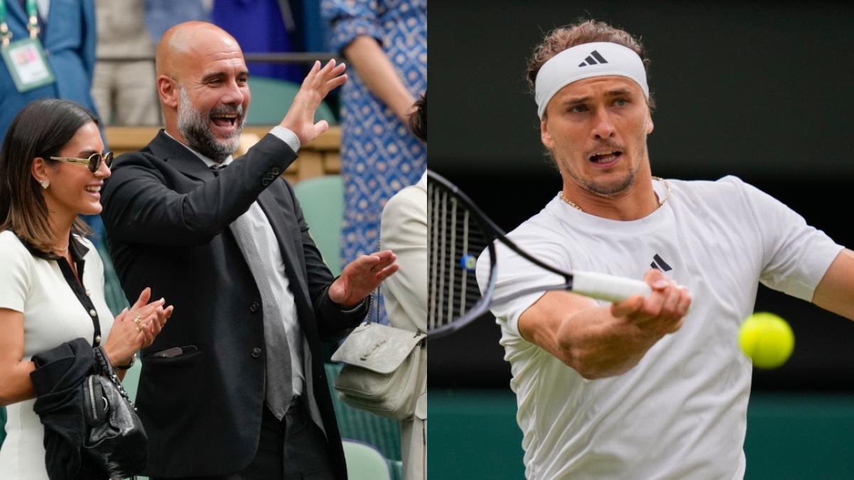 ¿Pep Guardiola deja el futbol por el tenis? Alexander Zverev le hace una insólita petición (VIDEO)