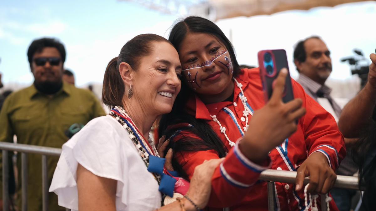 Vamos a continuar con el plan de justicia para el pueblo Seri: Claudia Sheinbaum va por construcción de más caminos rurales en 2025