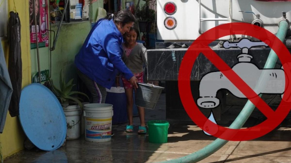 Atención: Estas 6 alcaldías en CDMX suspenderán suministro de agua este domingo