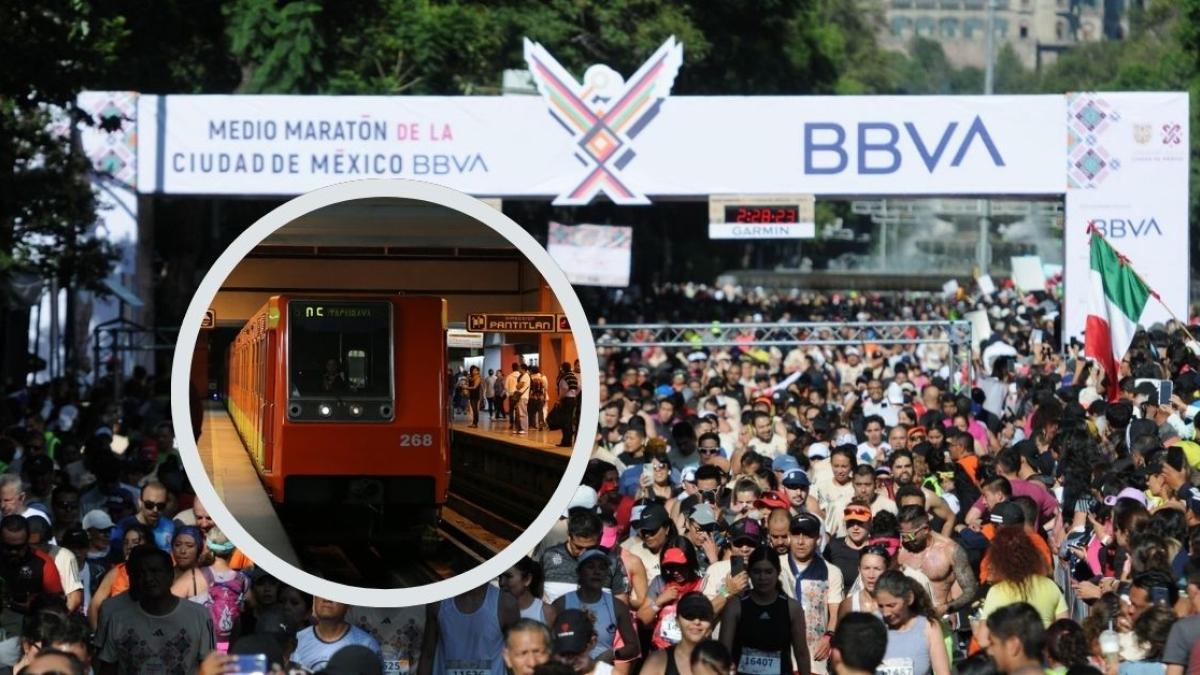 Metro CDMX cambiará su horario este domingo por Medio Maratón; ¡toma precauciones!