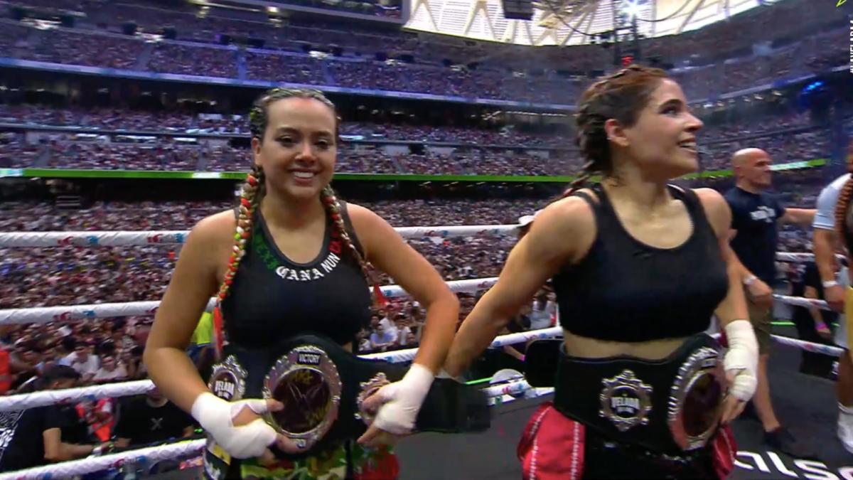 La Velada del Año 4: Alana y Ama Blitz vencen a Nissaxter y Zeling con el estilo mexicano del boxeo (VIDEO)