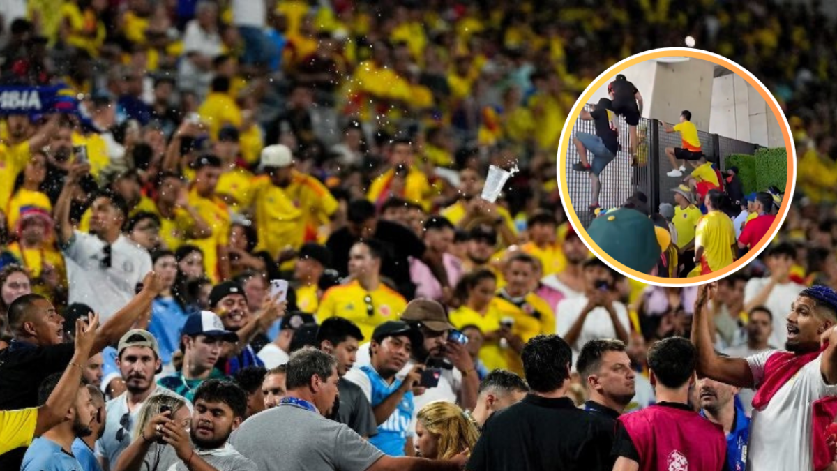 Final Copa América 2024: Aficionados de Colombia y Argentina se meten al estadio Hard Rock sin boleto y pelean con la policía (VIDEO)