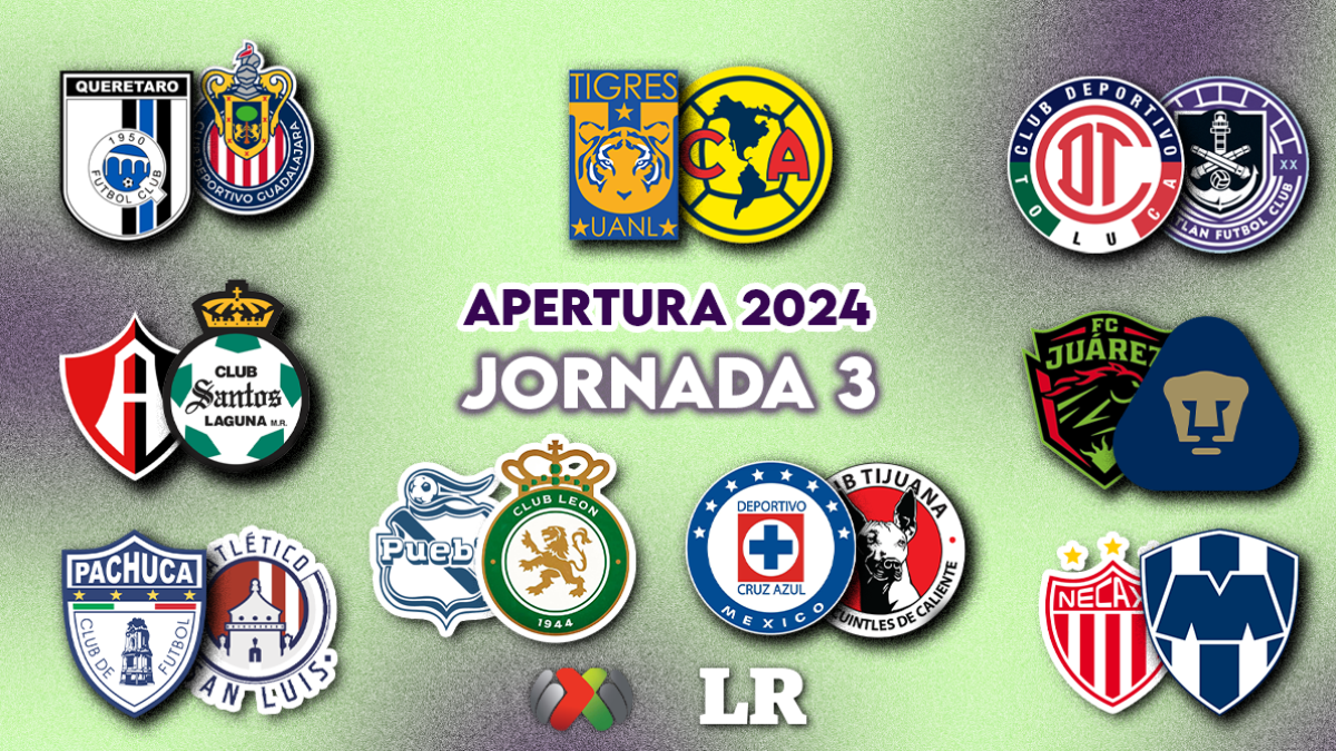 Liga MX | ¿Dónde y a qué hora VER la Jornada 3 del Apertura 2024 EN VIVO y GRATIS?