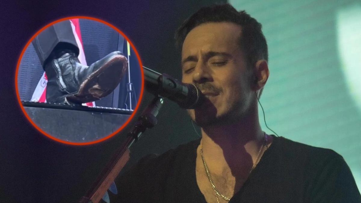 Fanática descubre las botas rotas que usa José Madero en conciertos y pide 'coperacha' |VIDEO