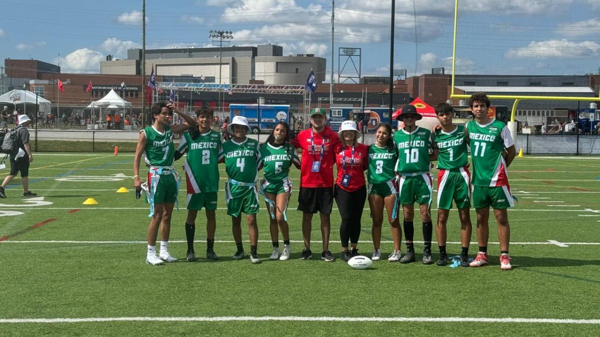 Selección Mexicana U-14 de Flag Football llega invicta a la ronda final del Flag Championships