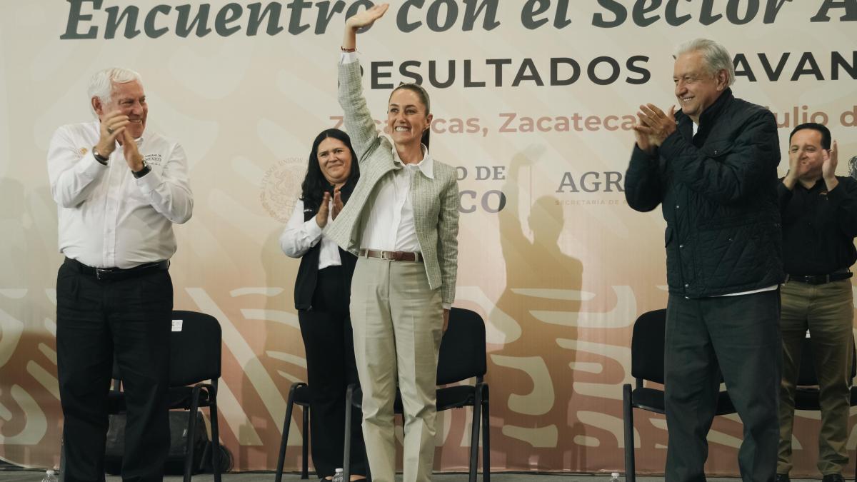 Claudia Sheinbaum: Vamos a seguir con el apoyo que se merecen las y los zacatecanos que trabajan en el campo