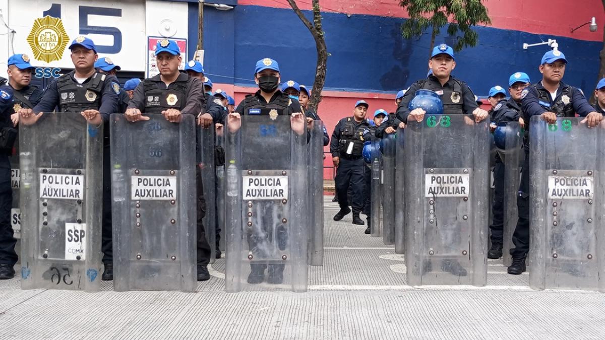 Este es el operativo de la SSC que implementó para el partido del Cruz Azul vs Toluca