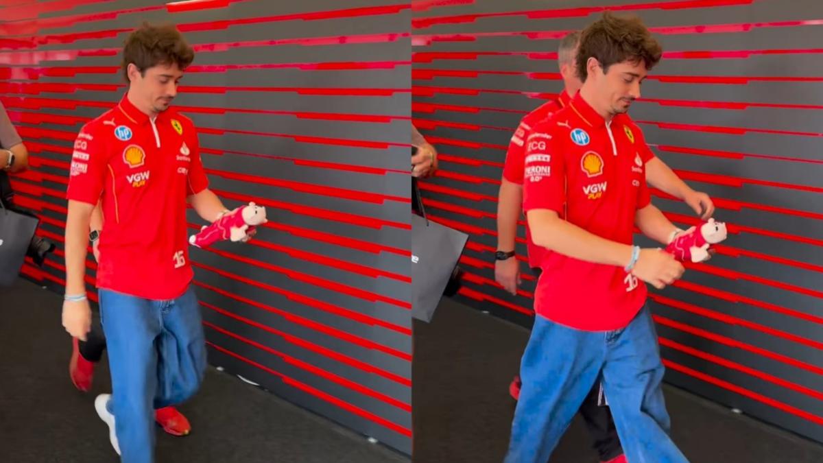 ¡Charles, hermano, ya eres mexicano!; Leclerc recibe un Dr. Simi de Ferrari y su reacción no tiene precio (VIDEO)