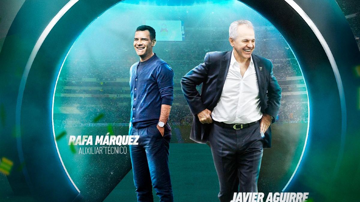 ¡OFICIAL! ​Selección Mexicana presenta a Javier Aguirre como entrenador y Rafa Márquez como auxiliar