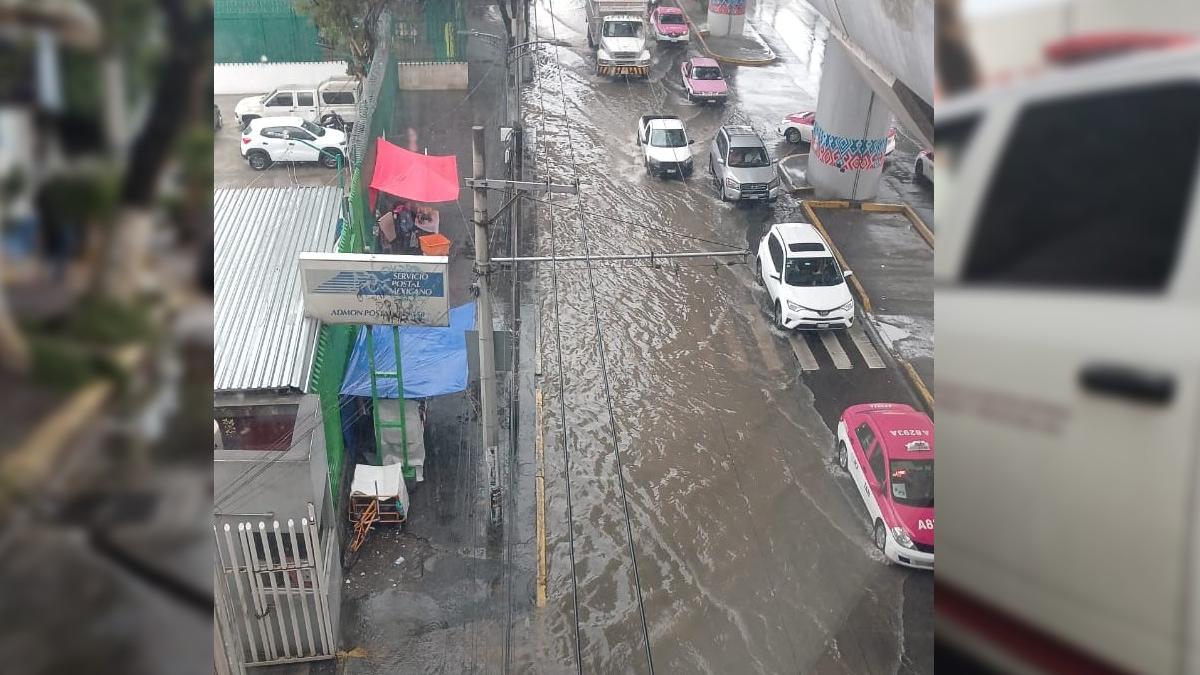 ¡Bajo el agua! Intensas lluvías causan inundaciones en Tláhuac