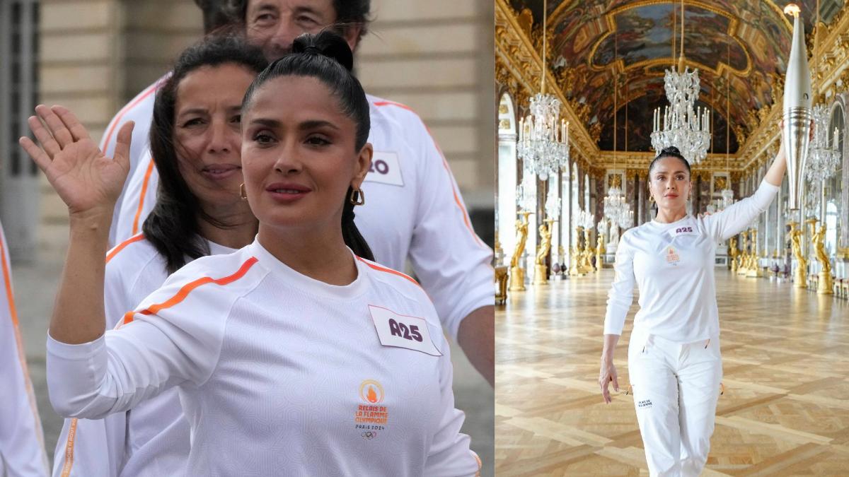 París 2024: Salma Hayek porta la antorcha olímpica previo a los Juegos Olímpicos: 'Algo inolvidable'