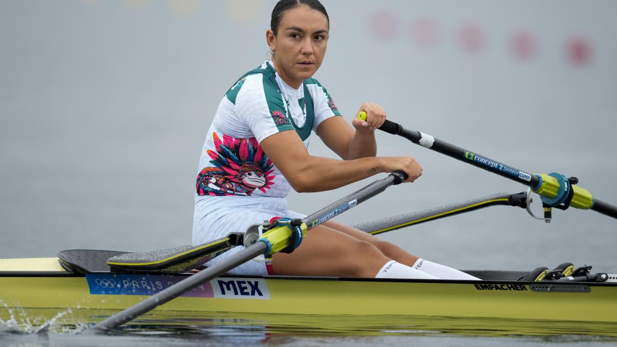 París 2024: Mexicana Kenia Lechuga clasifica a cuartos de final en remo de los Juegos Olímpicos