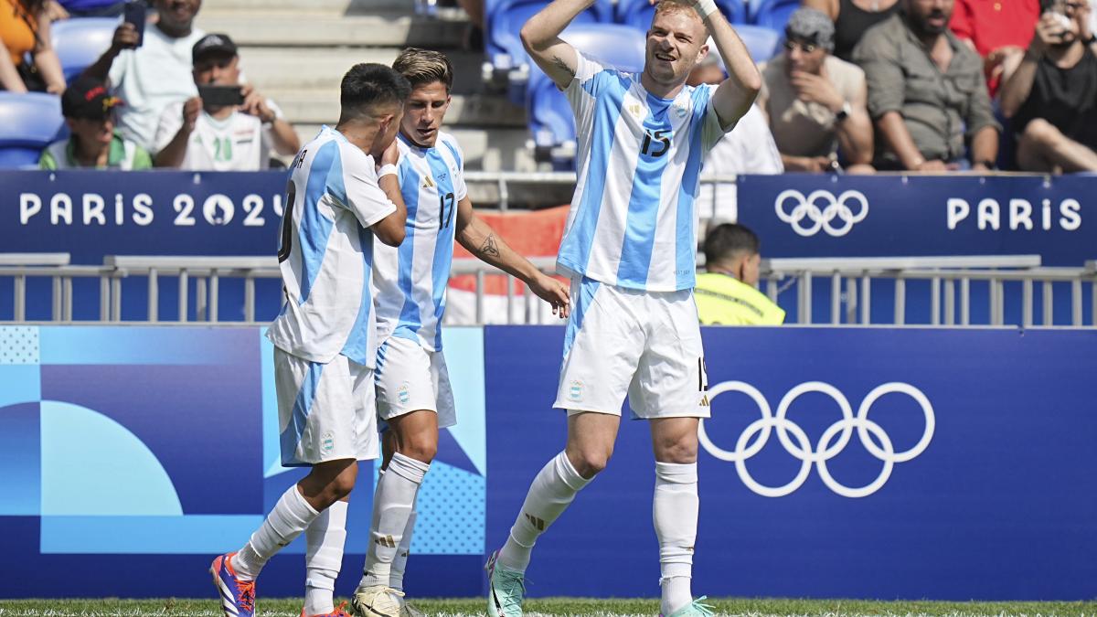 París 2024: Argentina revive en el torneo de futbol varonil con triunfo sobre Irak