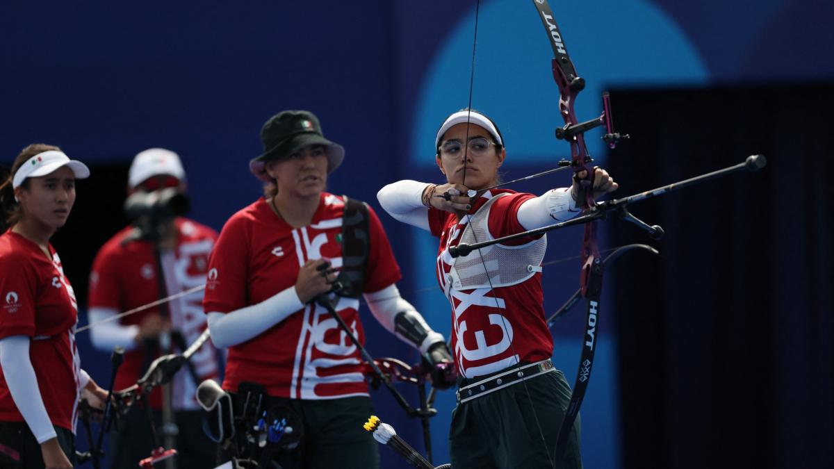 París 2024: Ale Valencia, Ana Paula Vázquez y Ángela Ruiz pierden ante China y pelearán por el bronce en tiro con arco