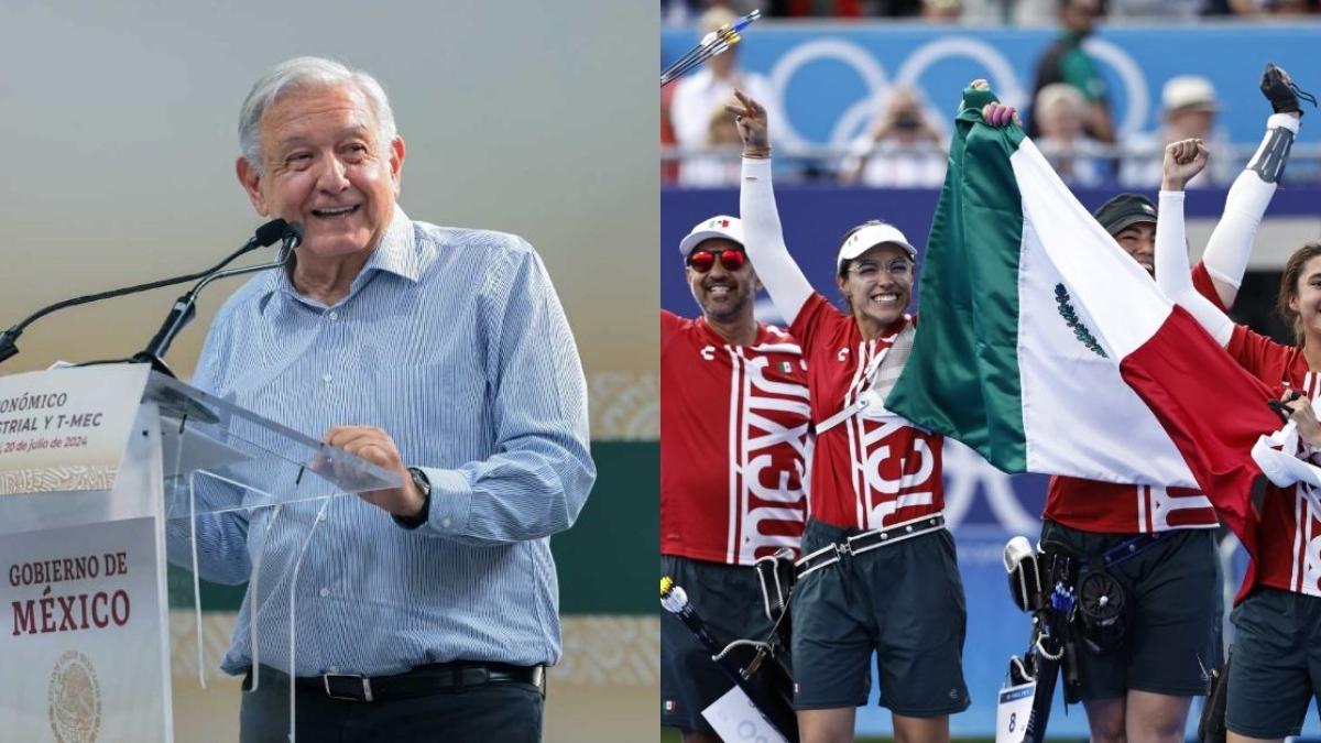 “Esperamos más medallas”: AMLO y Sheinbaum celebran el primer bronce de México en París 2024