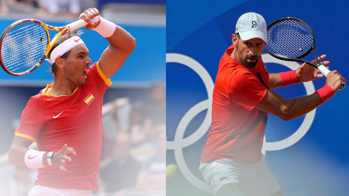 Rafa Nadal y Novak Djokovic, por primera vez en JO