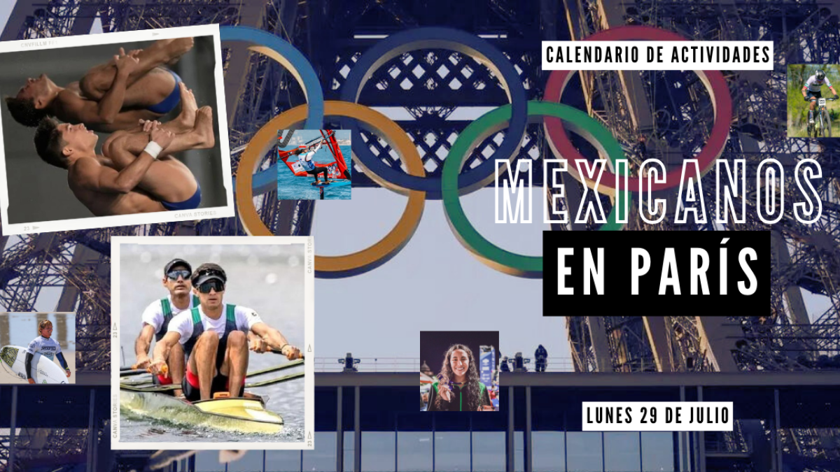 Mexicanos en París 2024 HOY: ¿Qué atletas compiten este lunes 29 de julio?