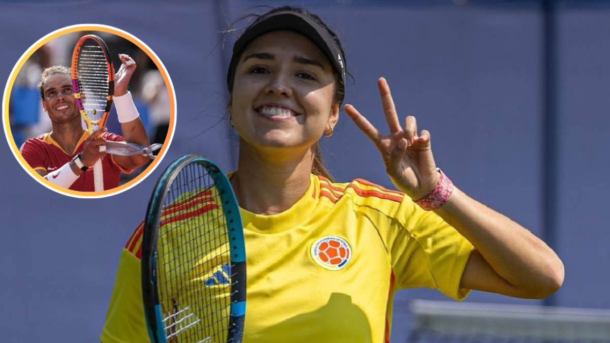 París 2024 | La tenista colombiana Camila Osorio tuvo un inimaginable gesto al coincidir con Rafa Nadal (VIDEO)