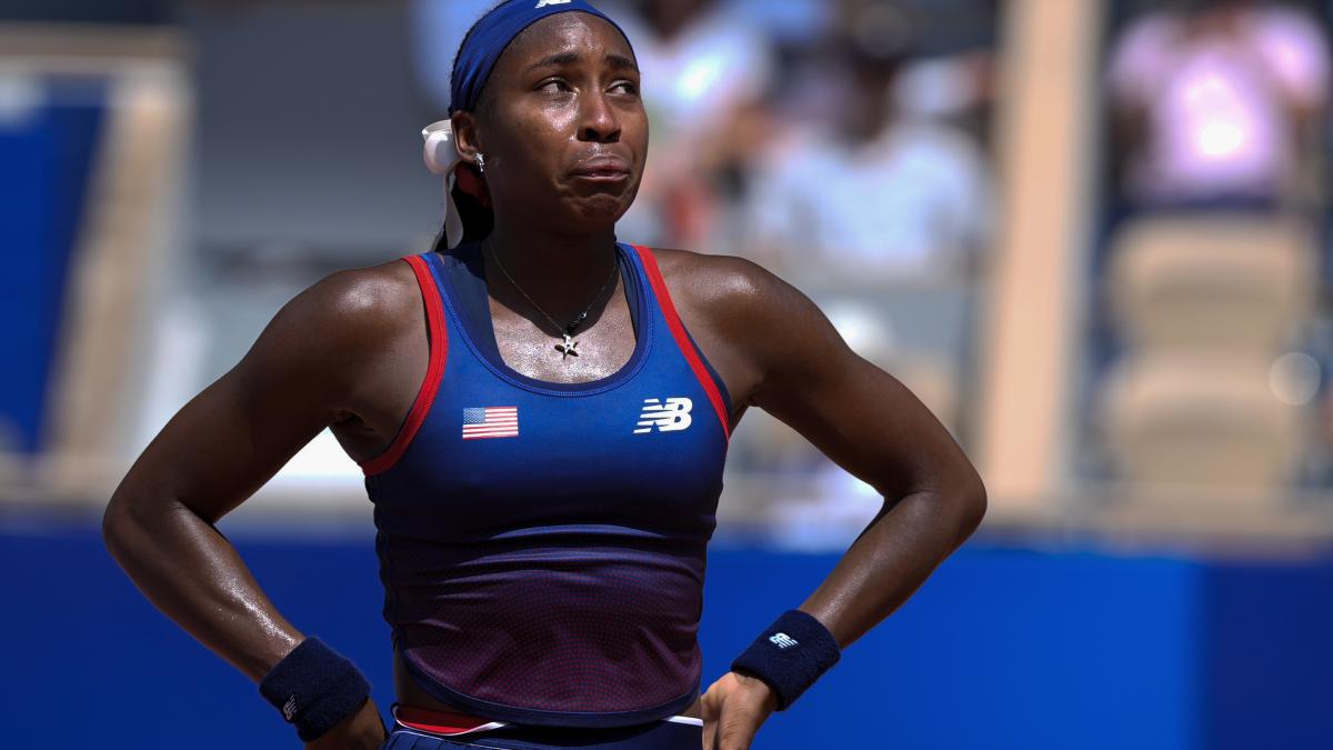 París 2024: Coco Gauff explota, reclama fuertemente la decisión del juez y se despide llorando de los Juegos Olímpicos