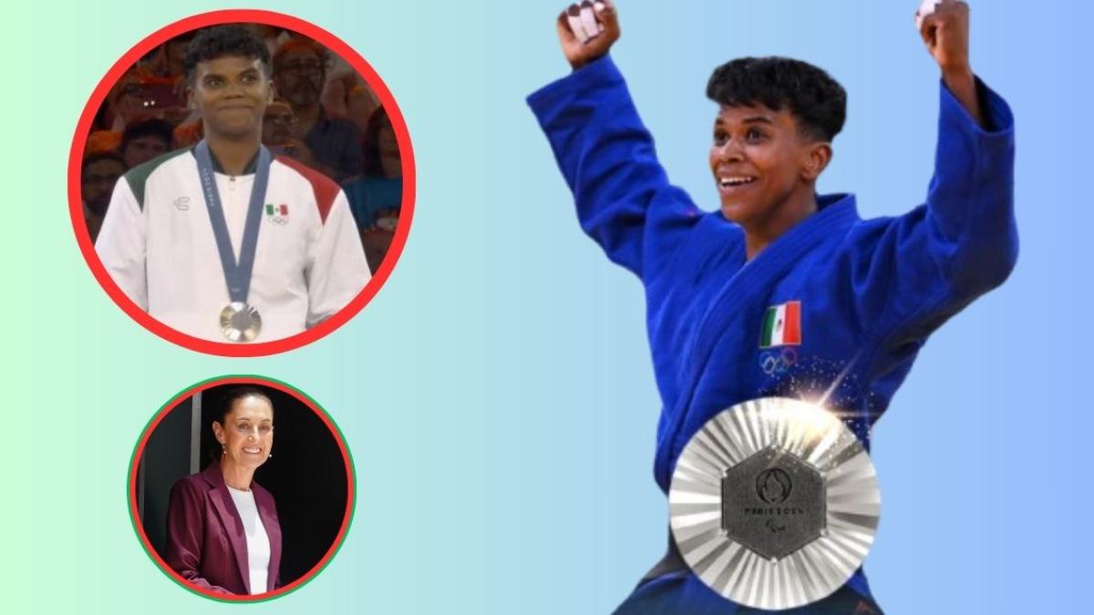 ¡Histórica, Prisca! Sheinbaum, Bárcena y políticos felicitan a la primera mujer en ganar medalla en judo