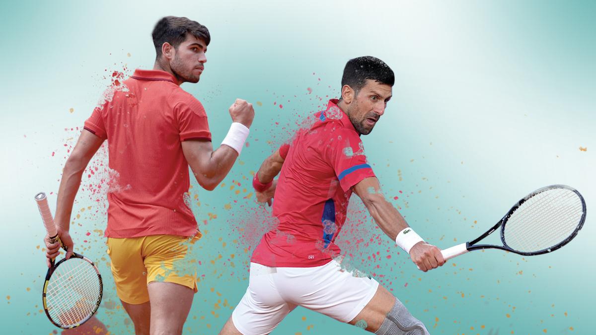 Alcaraz y Djokovic, por su primer oro