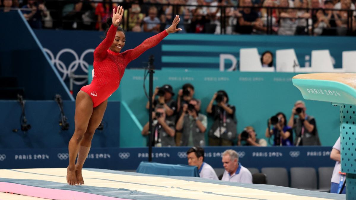 París 2024: Simone Biles obtiene su tercer oro en Francia al quedar primera en la final de salto de potro