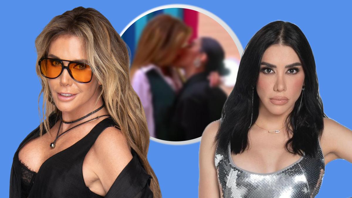 Karime Pindter besa apasionadamente a Sabine Moussier en La Casa de los Famosos México 2 | VIDEO