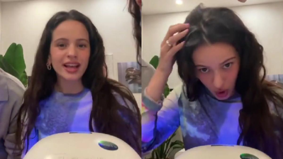 Rosalía responde a quienes dicen que 'no se baña' por cómo luce su cabello: 'Yo me ducho un montón' |VIDEO