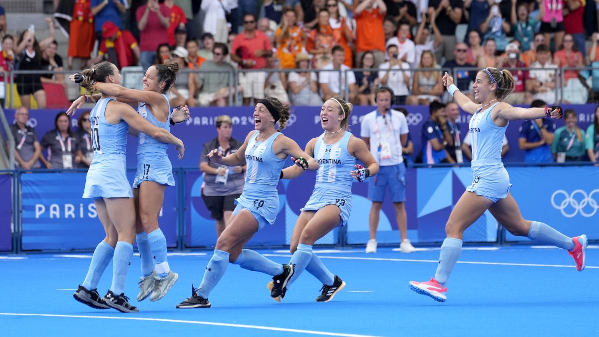 París 2024: Argentina gana bronce en hockey sobre césped femenil tras vencer a Bélgica