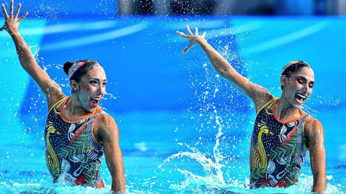 París 2024 | Nuria Diosdado y Joana Jiménez resaltan en su primera rutina en dúo de natación artística (VIDEO)