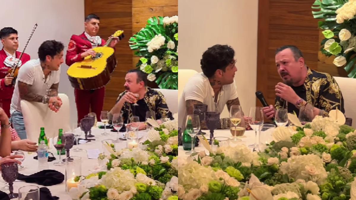 Christian Nodal y Pepe Aguilar cantan 'Por Mujeres Como Tú' y usuarios reaccionan: 'Ya lo quiere más que a Ángela'