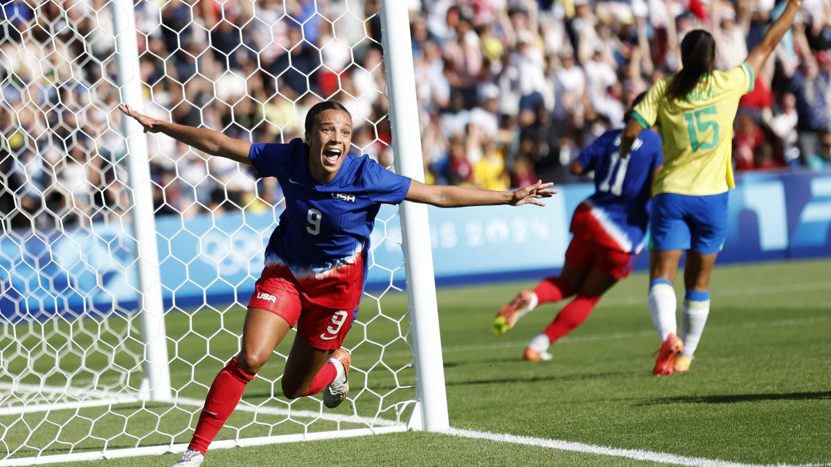 París 2024: Estados Unidos logra su quinto oro olímpico en futbol femenil después de vencer a Brasil