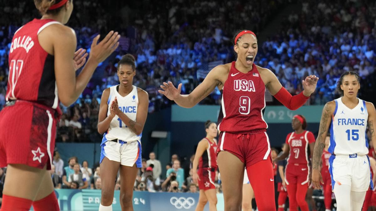 París 2024: Estados Unidos gana el último oro después de vencer a Francia en final de basquetbol femenil