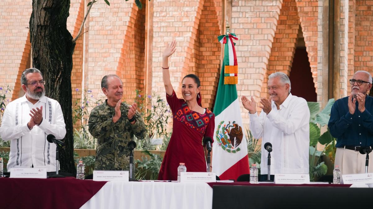 AMLO y Sheinbaum se comprometen a terminar obras importantes en Nayarit