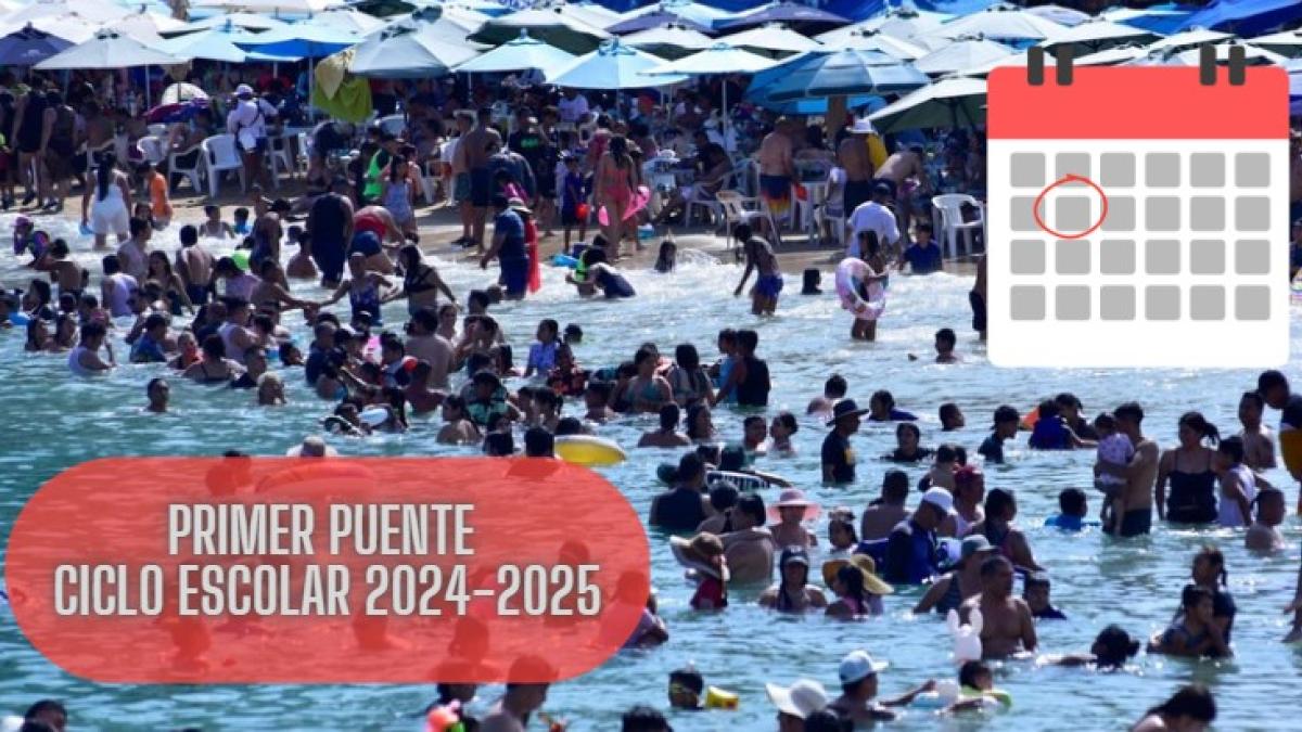 ¡Ya es OFICIAL! La SEP anuncia el primer PUENTE del ciclo escolar 2024-2025