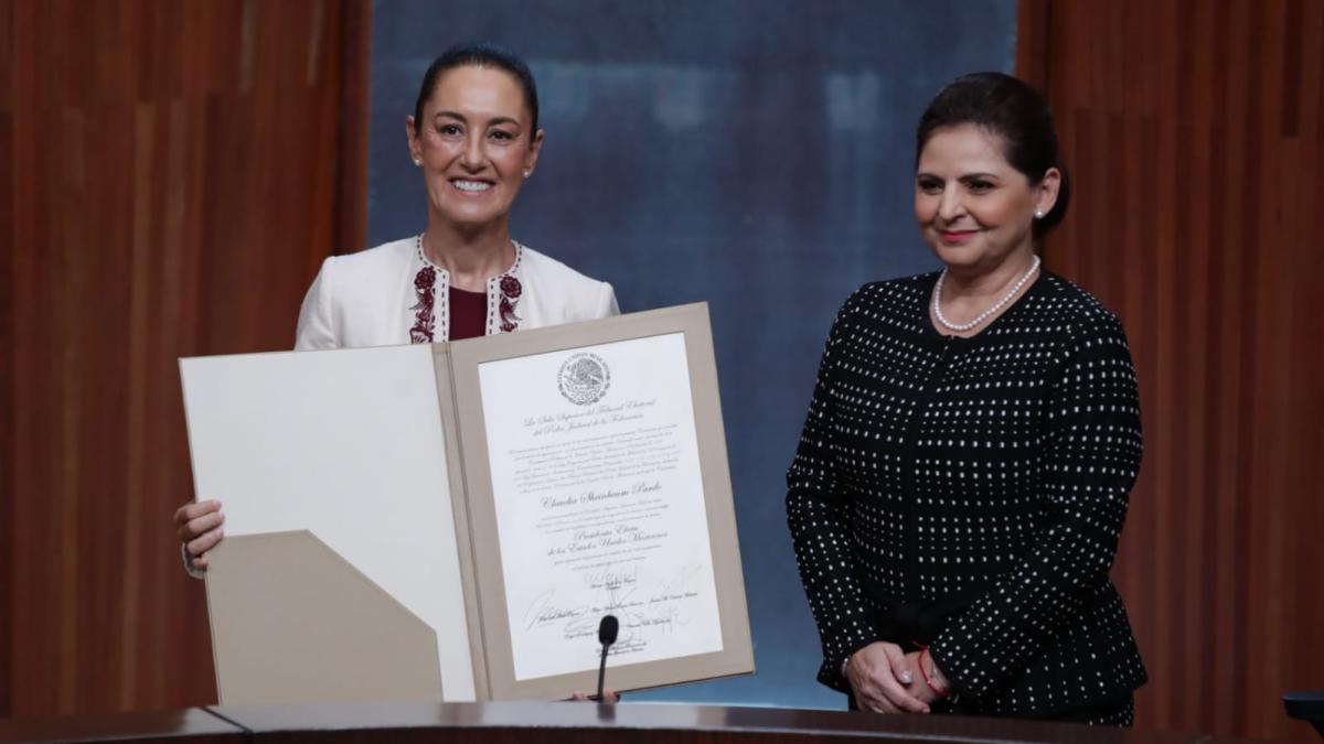 Claudia Sheinbaum ya es presidenta electa de México; TEPJF le entrega constancia