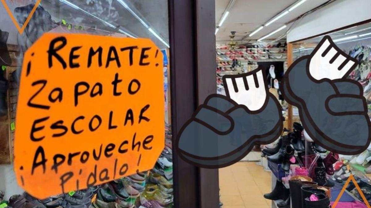 Este es el mercado en donde venden zapatos escolares a partir de 100 pesos | MAPA