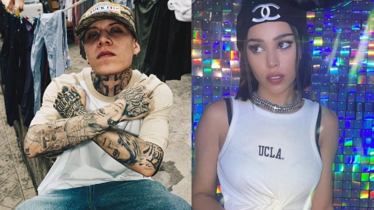 Danna Paola y Santa Fe Klan toman caguamas juntos ¿colaboración o romance? | FOTO