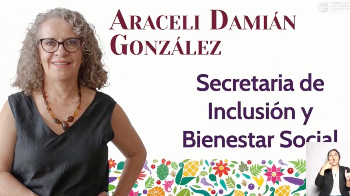 ¿Quién es Araceli Damián González, titular de Inclusión y Bienestar Social de CDMX en el gabinete de Clara Brugada?